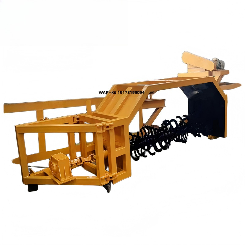 Compost Turner Machine - Traktörle Çekilen Kompost Çevirici Tarım Ekipmanı
