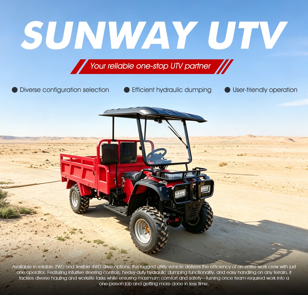 Gelişmiş 400cc Tarım Hizmet Ar - Agriculture Farming Vehicles incelemesi ve fiyatı